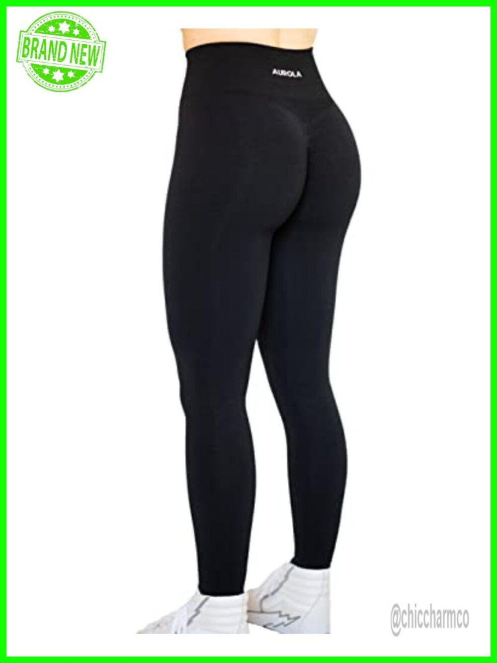 Seamless Scrunch Workout Leggings High Waist Tummy Control Yoga Pants
